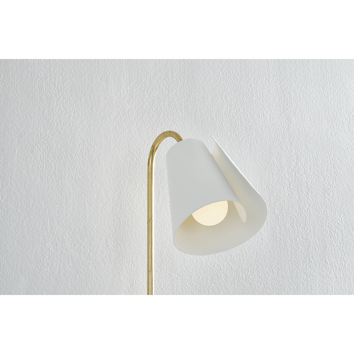 Lila 1 Light 5.5 inch Gold Leaf/Textured On White Combo Wall Sconce Wall Light